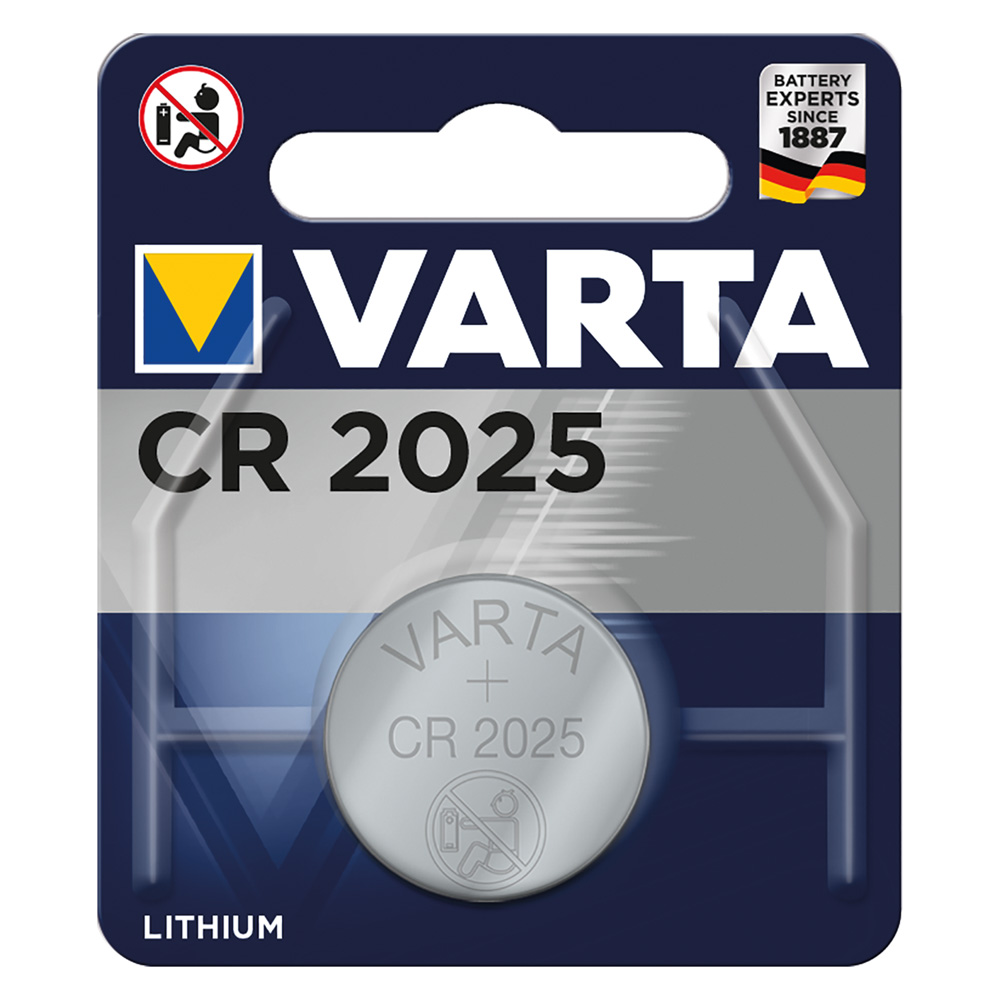 Pila a bottone ‘cr2025’ pz 1- 3 v Varta