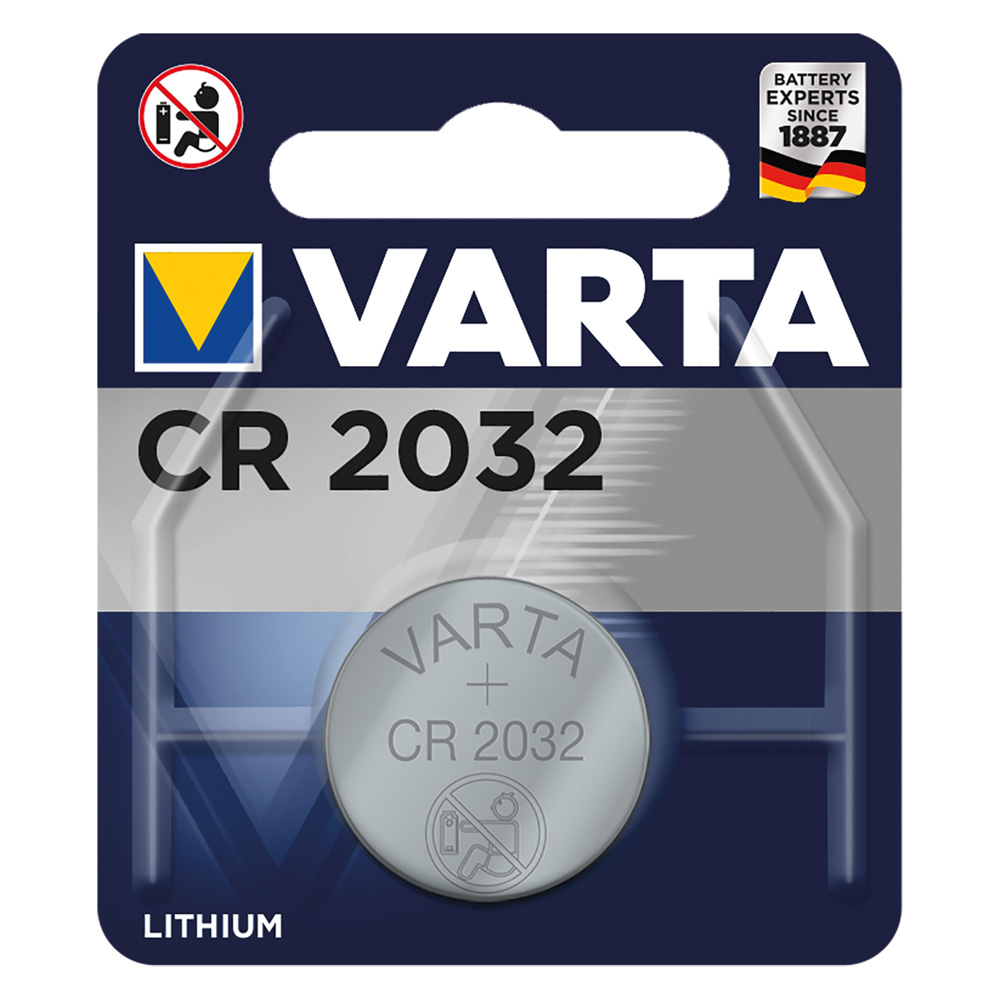 Pila a bottone ‘cr 2032’ pz 1- 3 v Varta