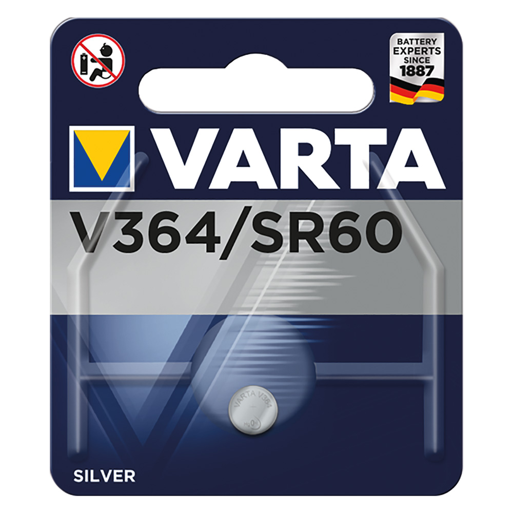 Pila a bottone ‘364’ pz 1- 1,55 v Varta