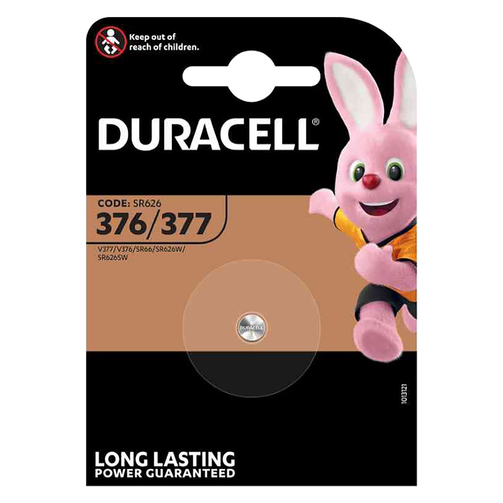 Pila a bottone ‘377’ pz 1 – 1,5 v Duracell