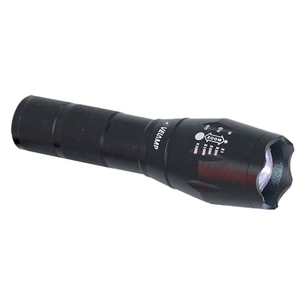 Torcia in alluminio ‘led steel’ 10 w Velamp