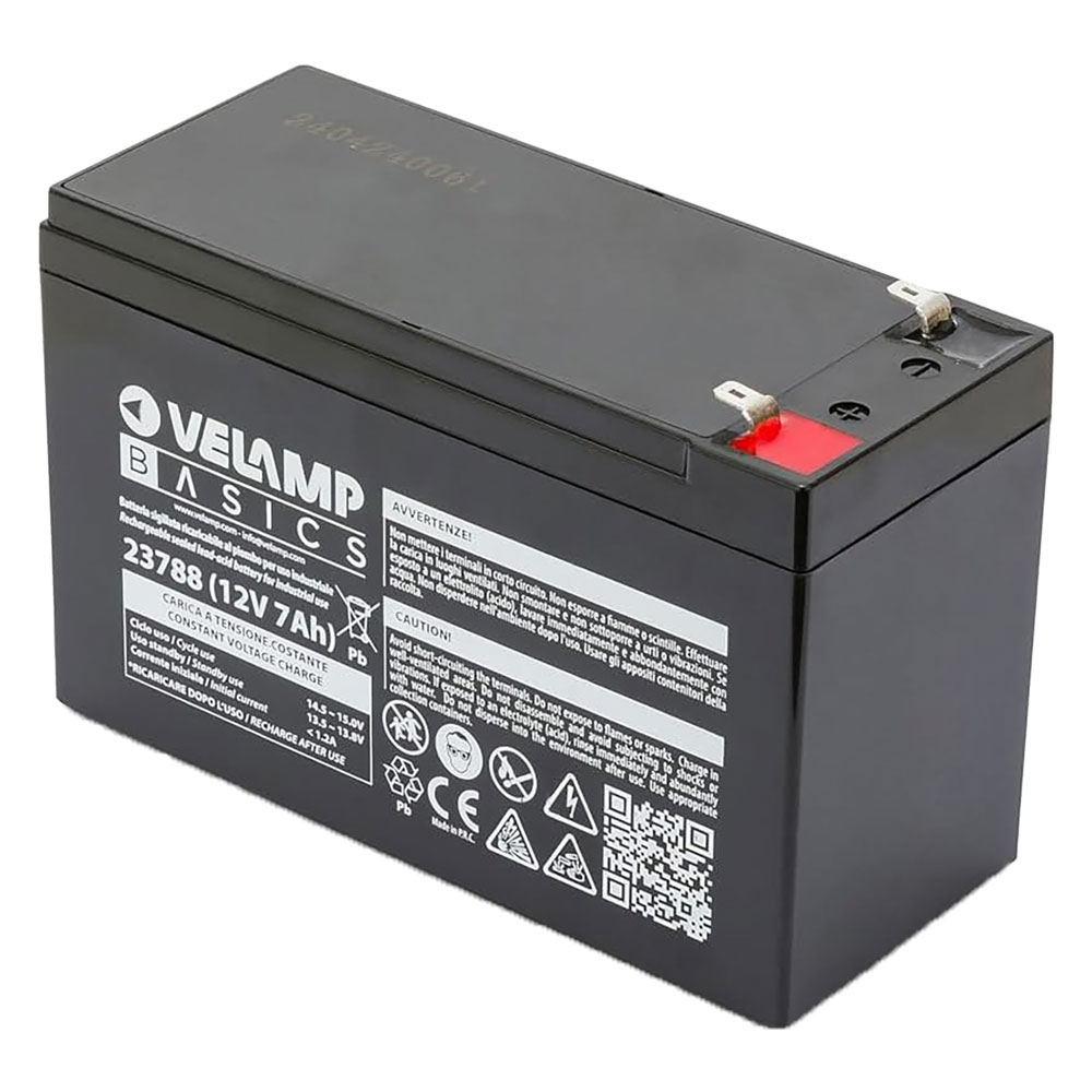 Batteria ricaricabile mm.150 x 65 x h.100 – 7 ah Velamp