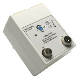 Amplificatore interno 1 in/1 out 1 ingresso fm/uhf/vhf - 1 uscita tv Metronic