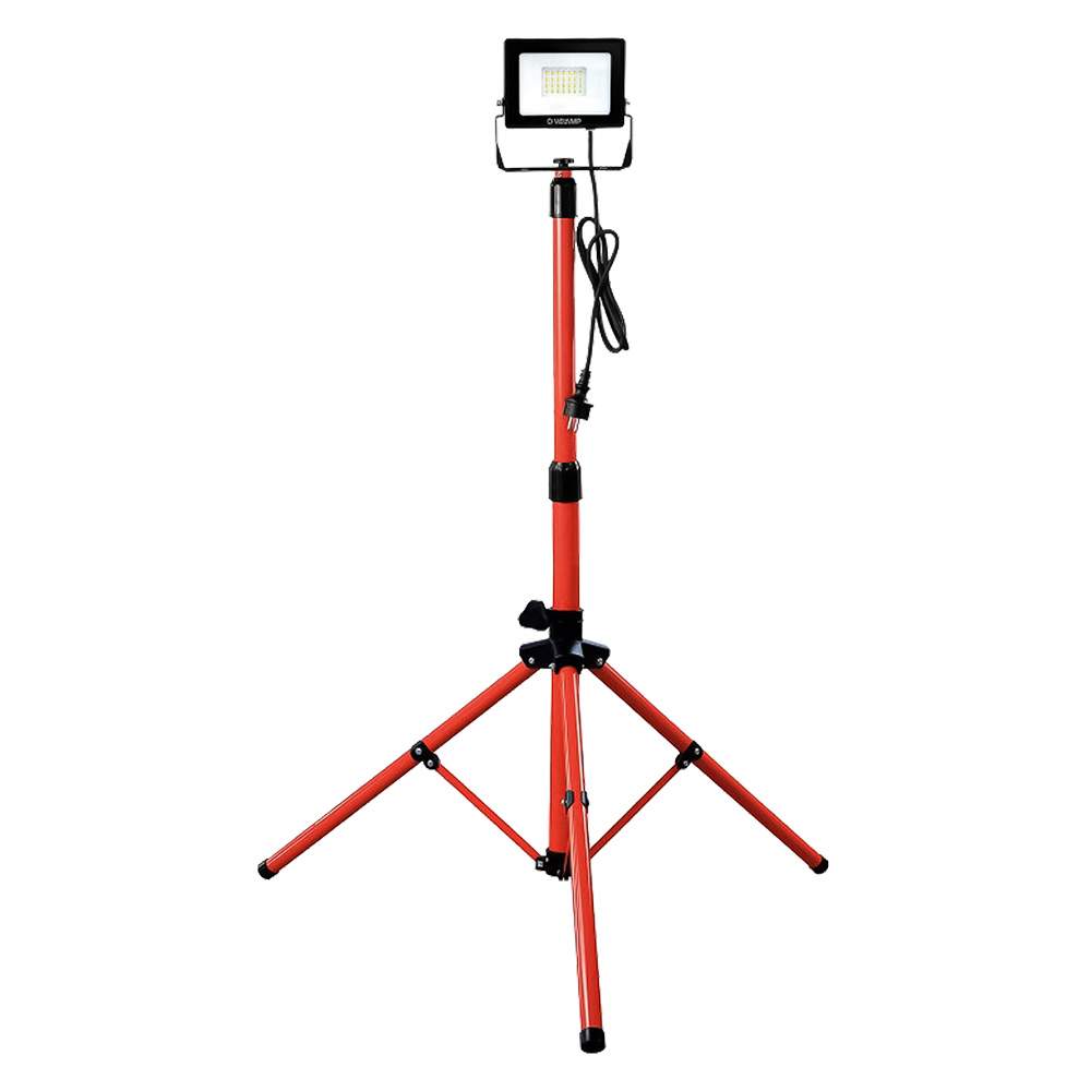 Proiettore led singolo ‘light pad’ 1 x 20 w – 4000k / altezza max 155 cm Velamp