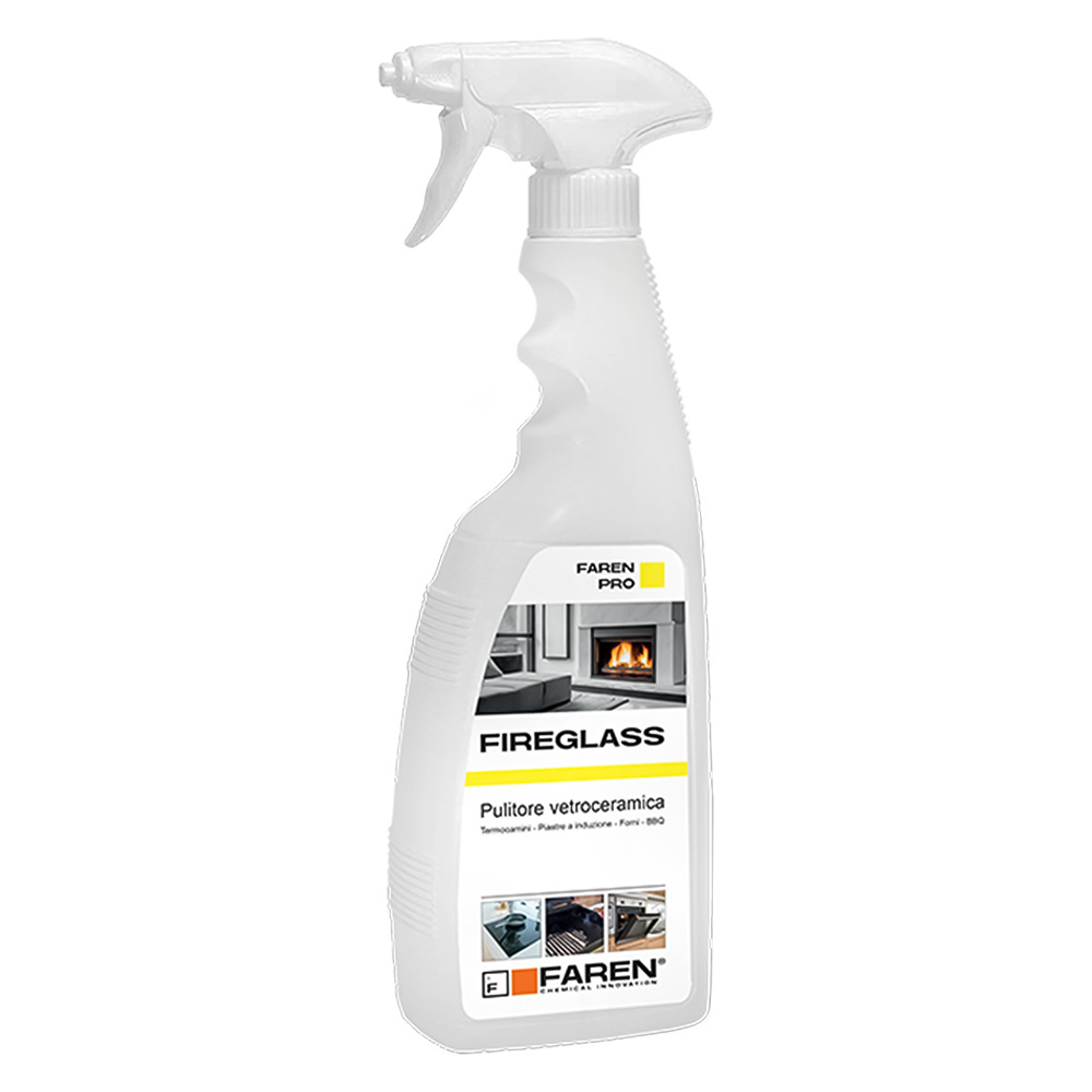 Pulitore per vetri fumisteria ‘fireglass’ ml 750 Faren