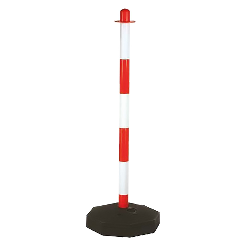 Colonnina segnaletica bicolore con base cm 90 Senza marca