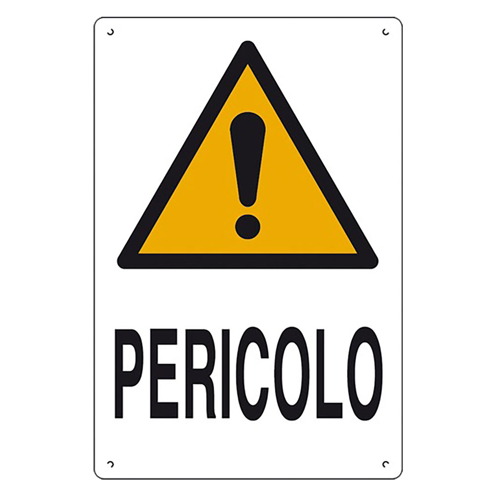 Cartello ‘pericolo’ cm 40 x 60 Eurosignals