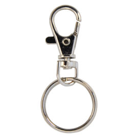 Moschettone con anello tipo piccolo - mm 45 Senza marca