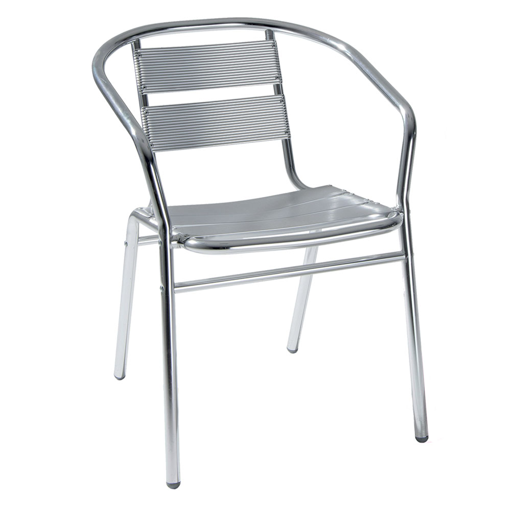 Sedia in alluminio cm 53 x  54 x  h 74 Lif