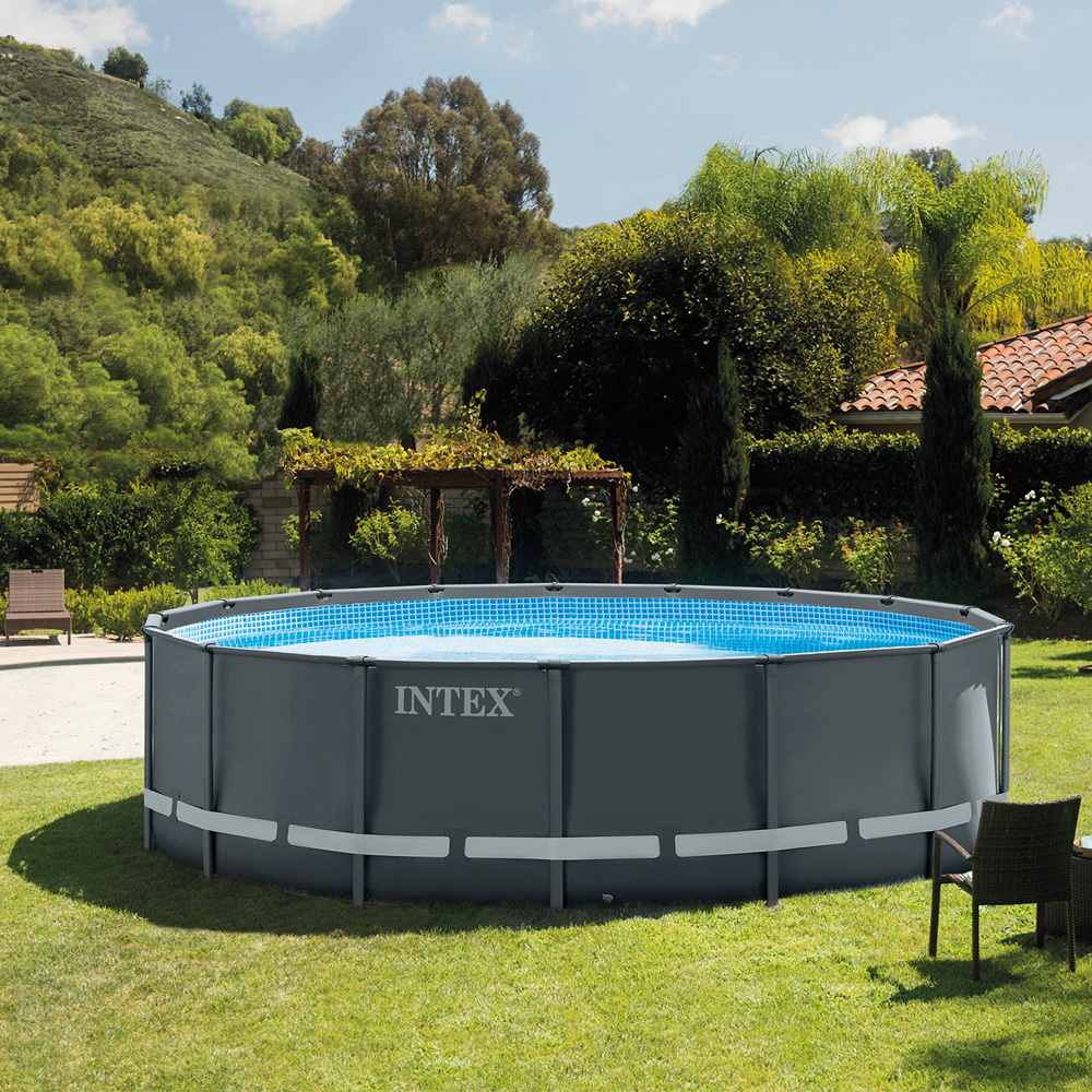 Piscina con telaio ‘linea ultra frame xtr’ cm 488 x  122 – lt.19156 Intex