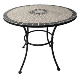 Tavolo decoro mosaico 'aurora' Ø cm 80 x h.70 Lif