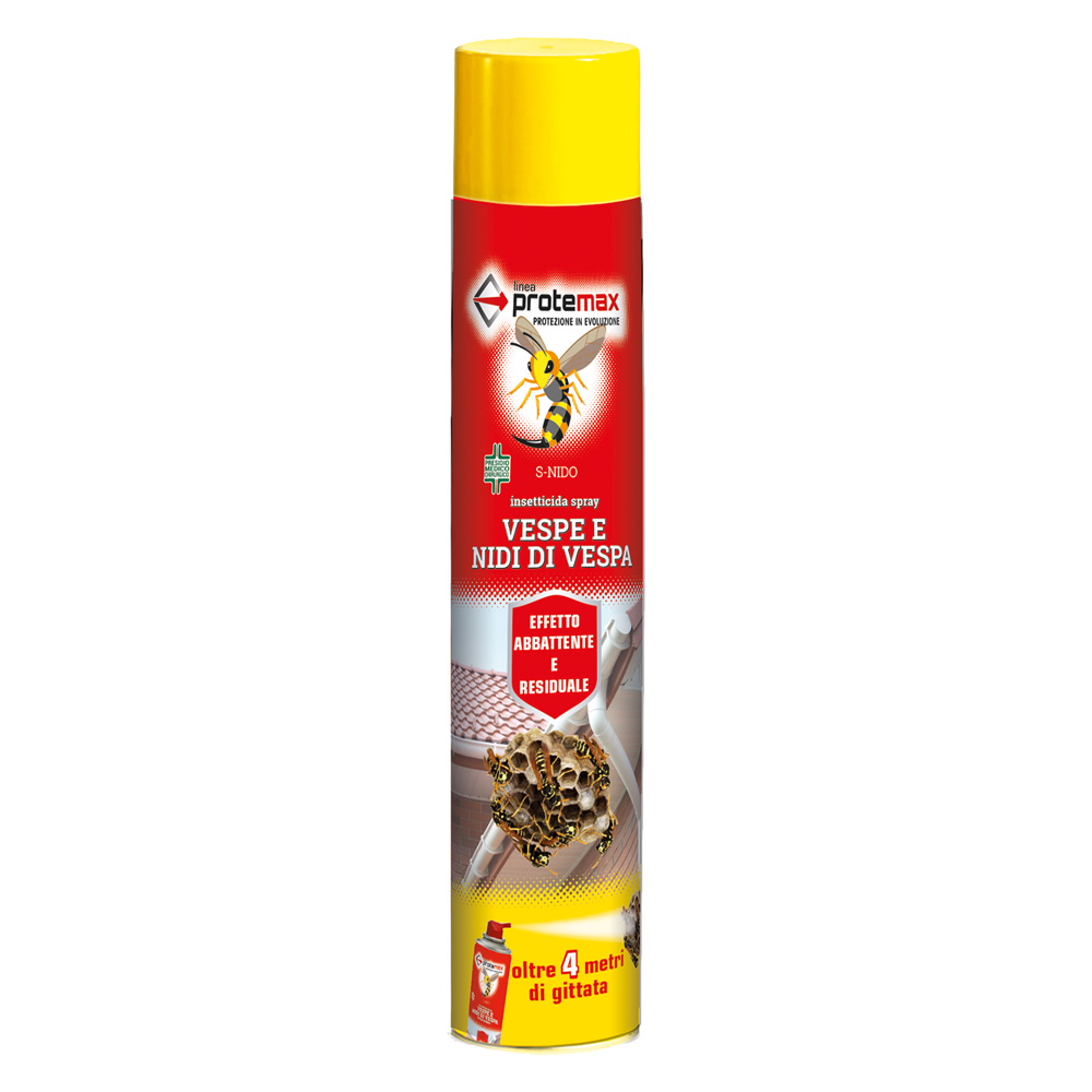 Insetticida spray ‘vespe e nidi’ ml 750 Protemax