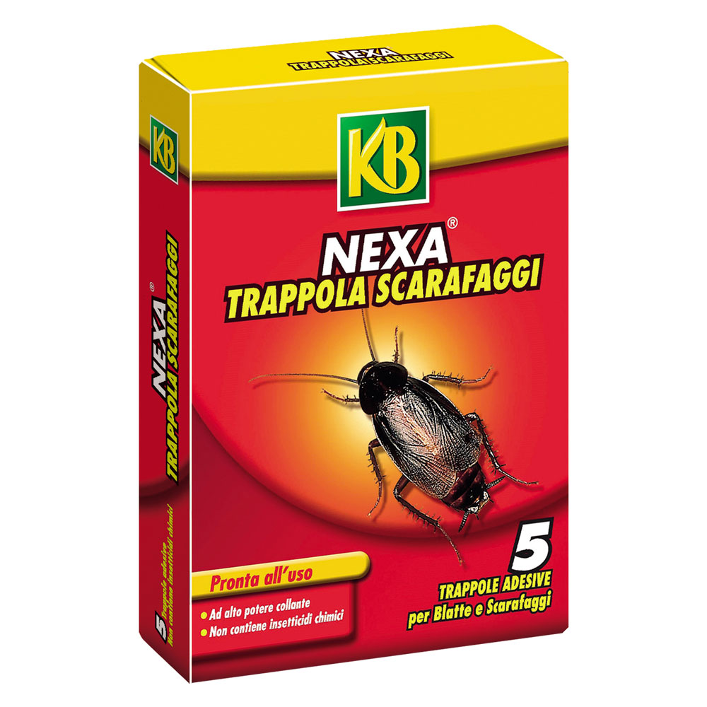 Trappola per scarafaggi e blatte ‘nexa’ scatola 5 fogli Kb