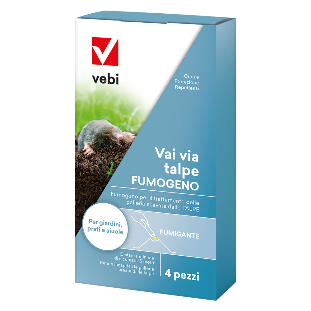 Cartucce fumogene anti-talpa vai via talpe Vebi
