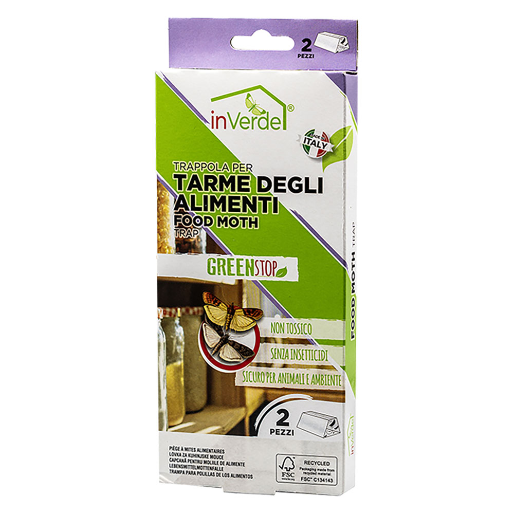 Antitarme alimentari 2 pezzi In verde