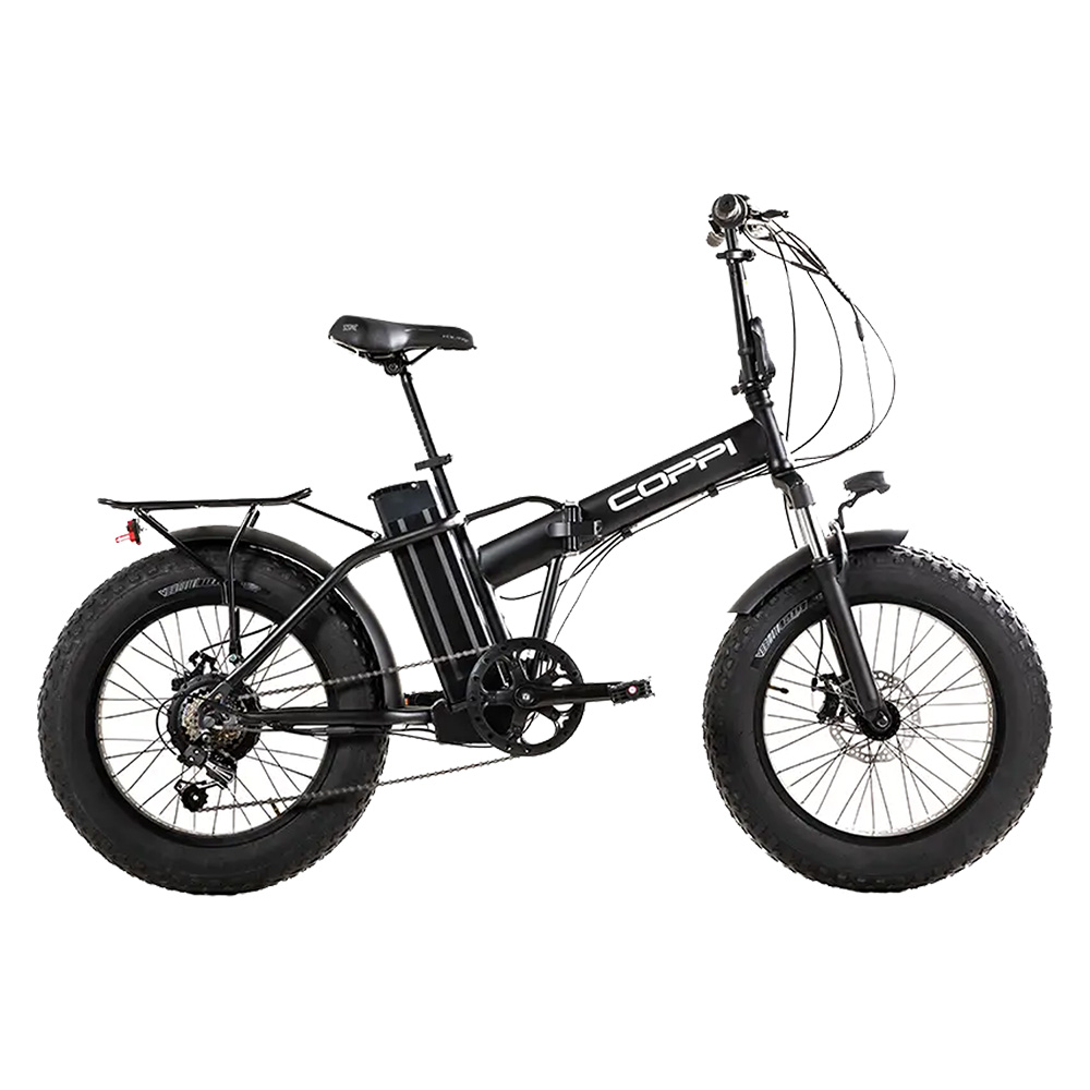 Bicicletta elettrica ‘vesuvio’ 250 w – ruote da 20 – nera Coppi