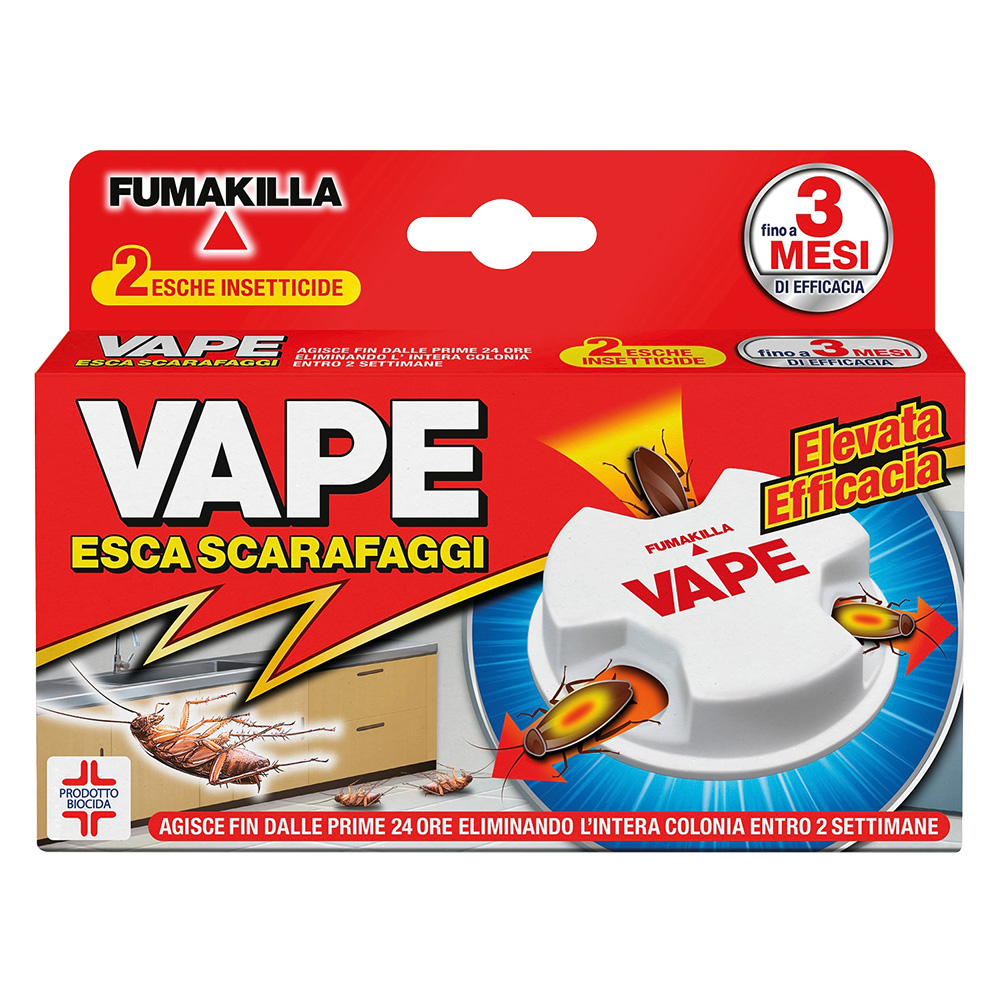 Trappola esca antiscarafaggi  confezione 2 pezzi Vape