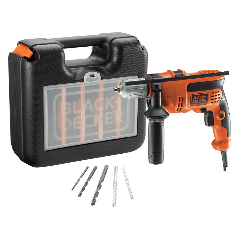 Trapano a percussione ‘beh710k-qs’ 710 w Black decker