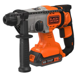 Martello tassellatore/scalpellatore a batteria 'bcd900e2k-qw' 18v - 2,5 ah litio Black decker