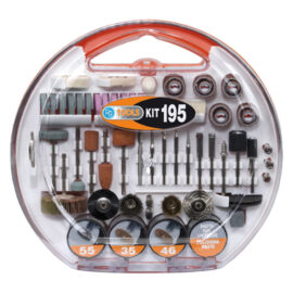 Accessori per mini trapano in kit kit 195 pezzi Pg