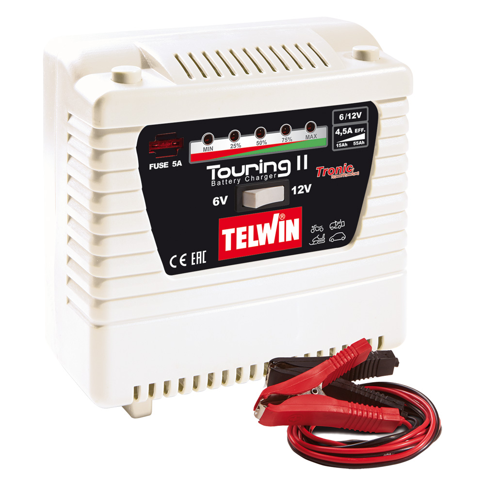 Caricabatteria ‘touring 11’ 2/6 a – 6/12 v Telwin
