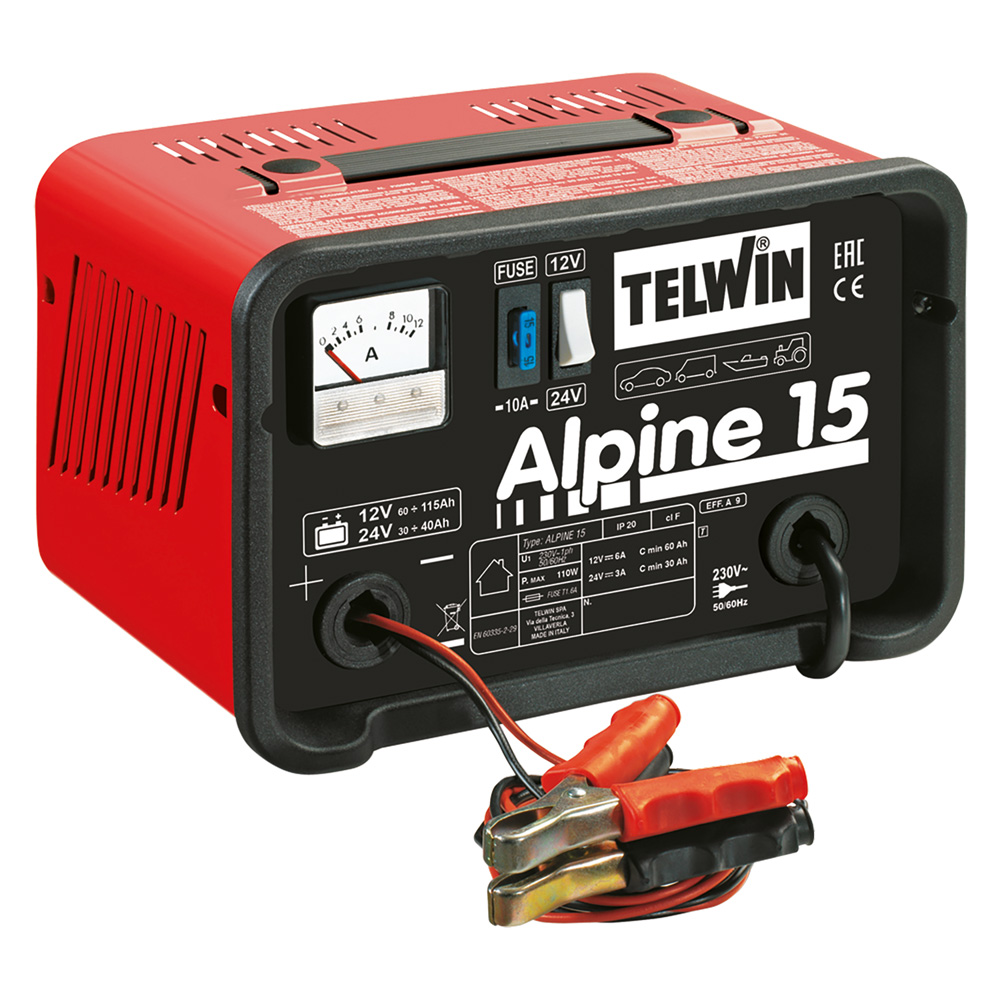 Caricabatteria ‘alpine 15’ 6 a -12/24 v Telwin