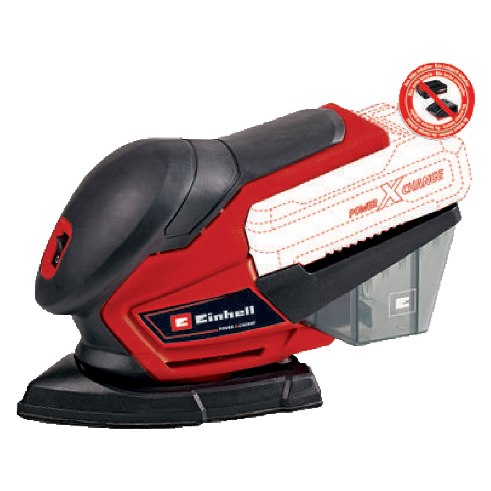 Levigatrice orbitale a batteria ‘te-os 18/150 li solo’ 18v – superficie 150 x 150 x100 mm Einhell
