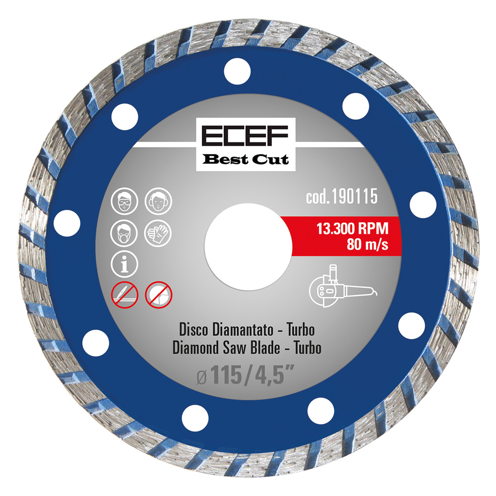 Disco diamantato ø 115 x 2,0 Ecef