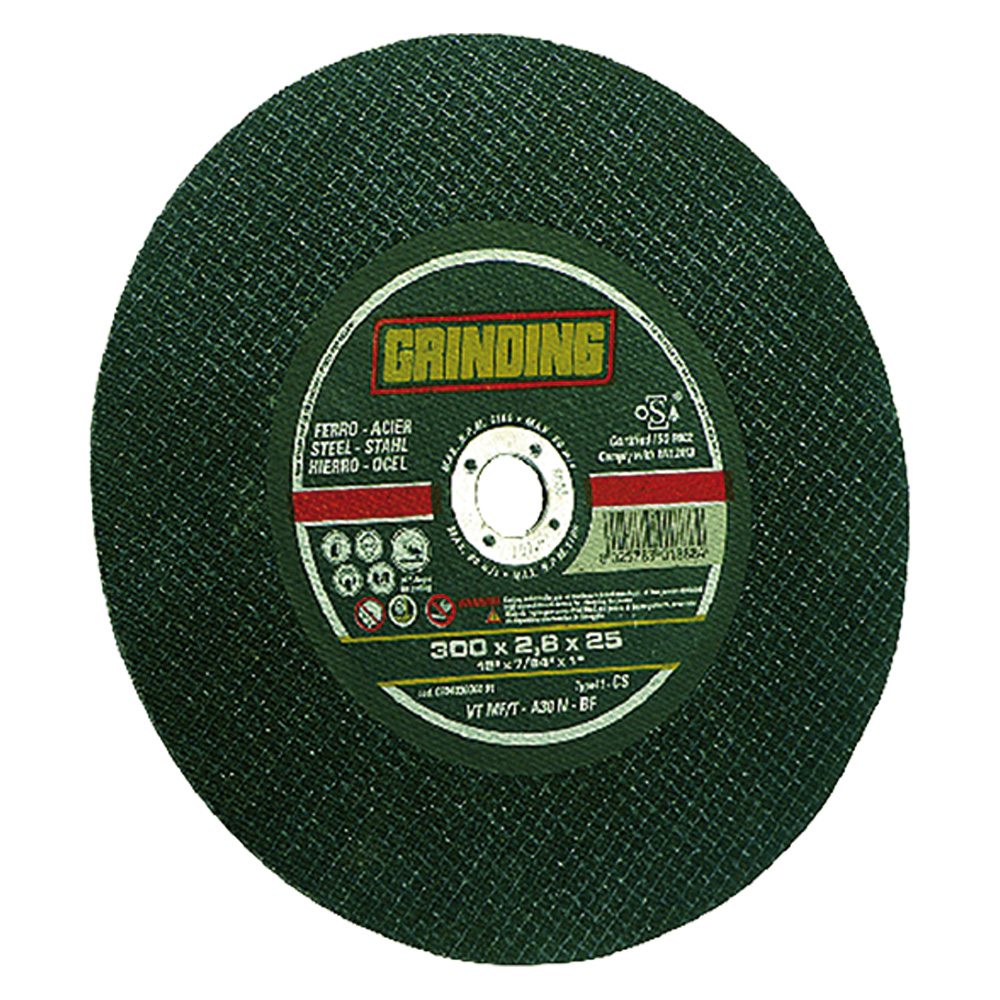 Mola abrasiva per ferro ø 300 x 2,8 – foro mm 25,4 Grinding