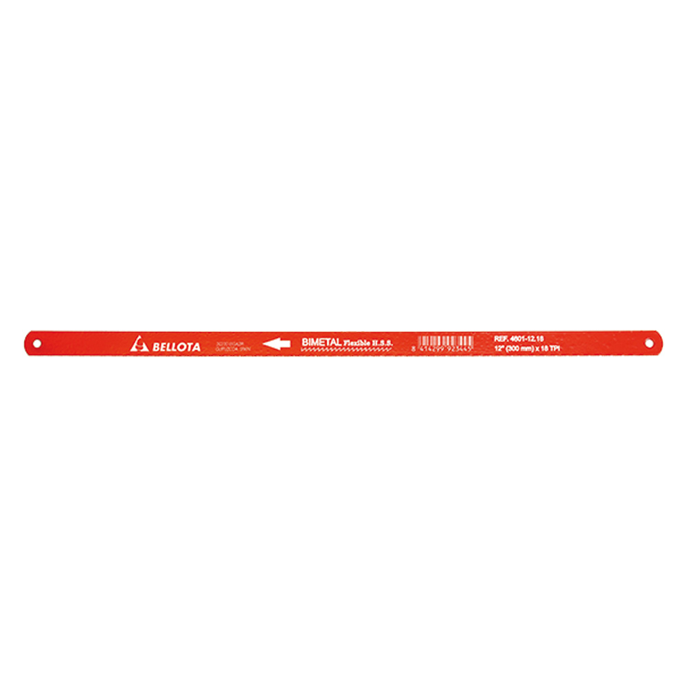 Lama per ferro hss bimetallica cm 30 – 18 denti Bellota