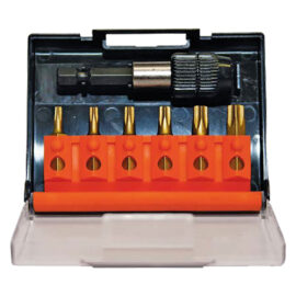 Portainserto con inserti torx 7 pz Ecef
