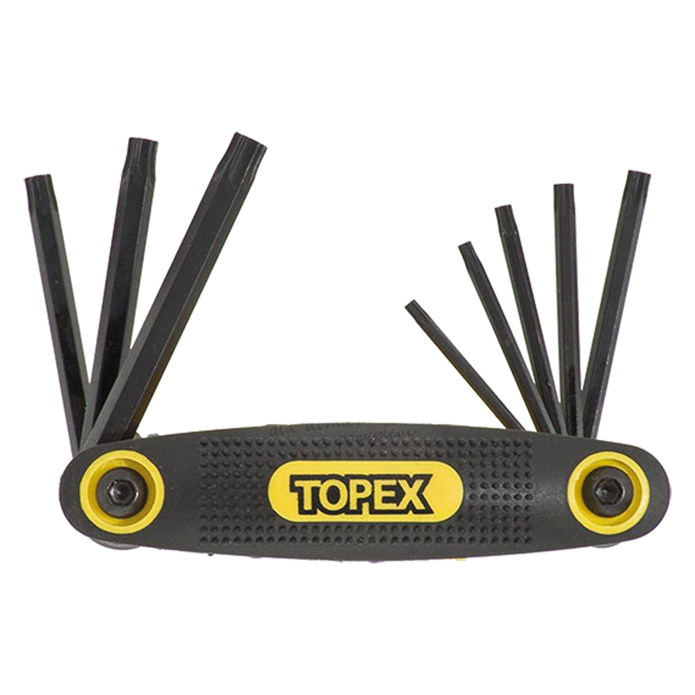 Chiavi torx serie 8 pezzi Topex