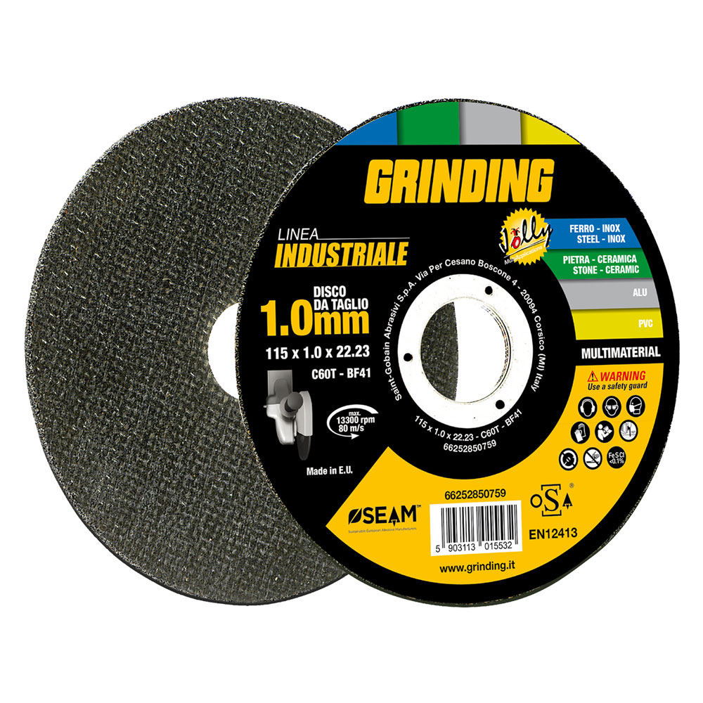 Mola abrasiva ‘jolly grinding linea industriale’ ø 115 x 1,0 Grinding