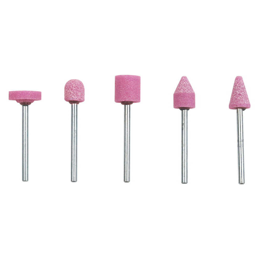 Mole abrasive al corindone rosa ‘398.00’ set 5 pezzi Pg