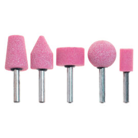 Mole abrasive al corindone rosa '399.00' set 5 pezzi Pg