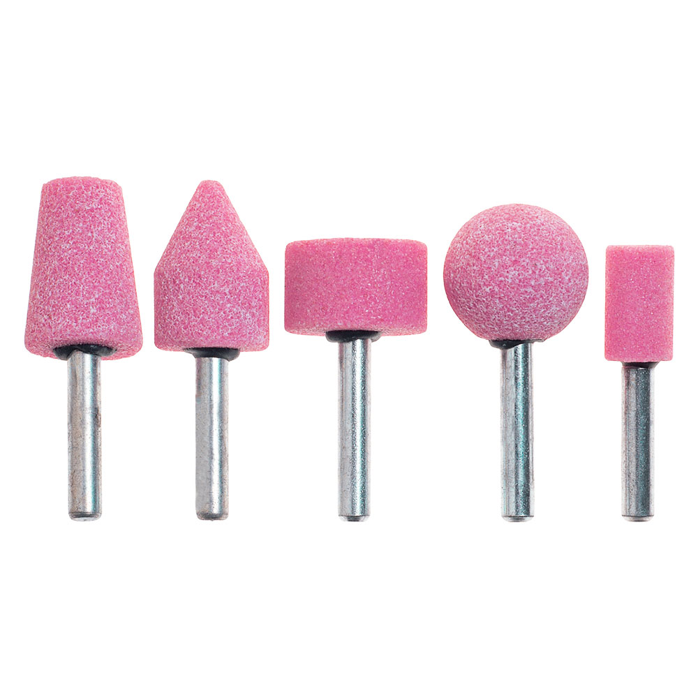 Mole abrasive al corindone rosa ‘399.00’ set 5 pezzi Pg
