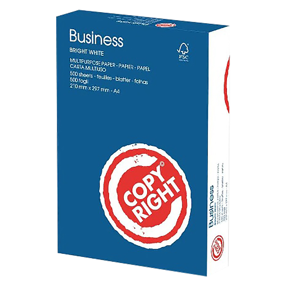 Carta ufficio ‘copy right business’ a4 – 21 x 29,7 cm Senza marca