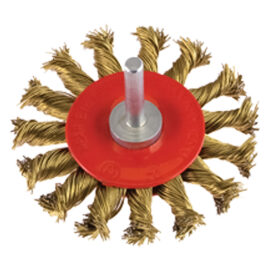 Spazzola circolare con gambo Ø mm 100 - gambo mm 6 Pg