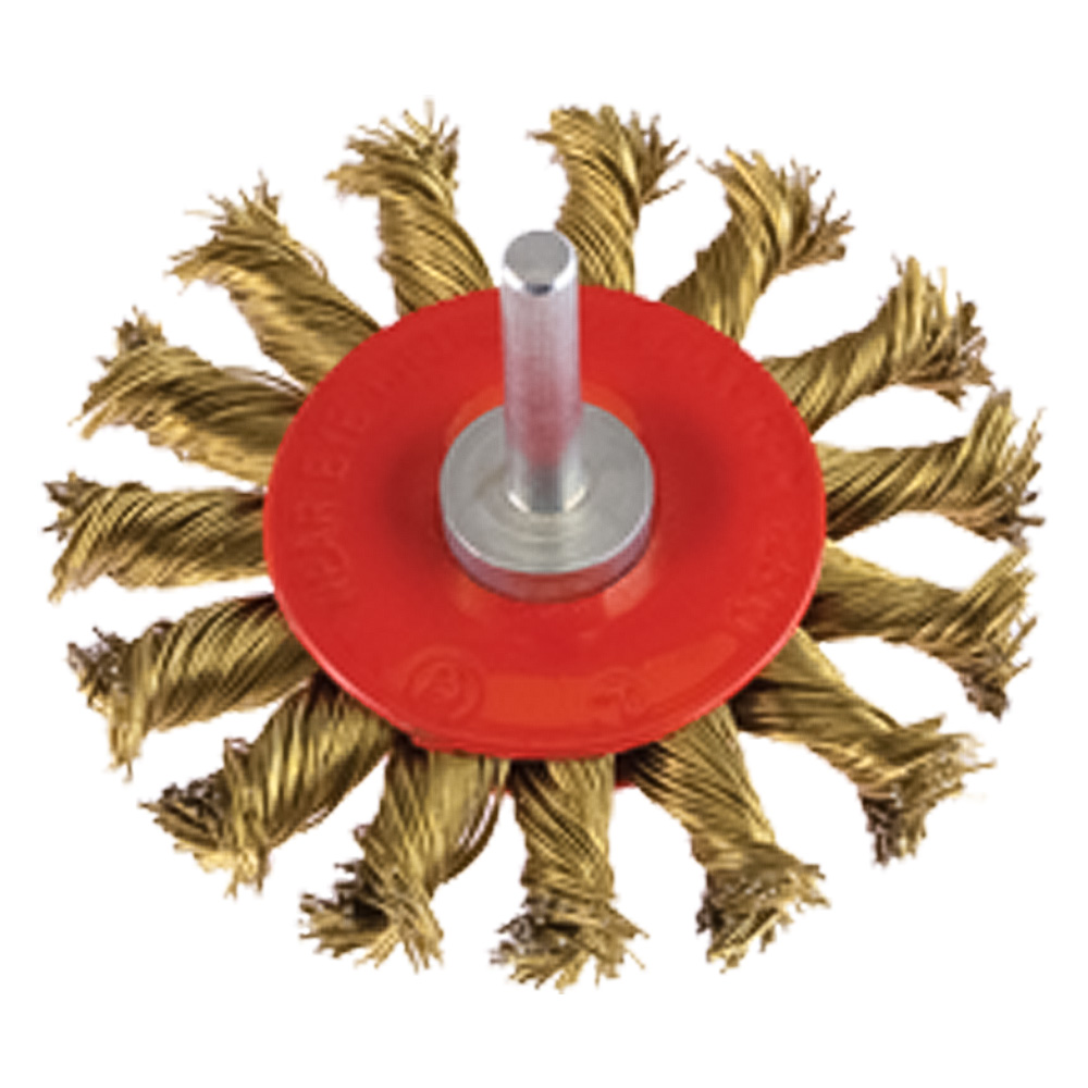 Spazzola circolare con gambo Ø mm 100 – gambo mm 6 Pg