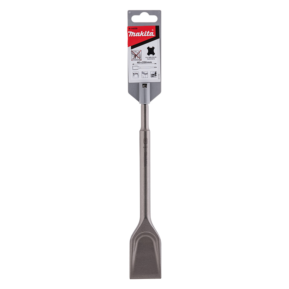 Scalpello attacco sds-plus mm 40 x 250 tipo largo Makita