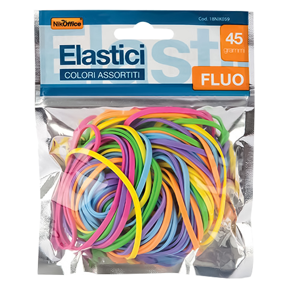 Elastici in gomma busta 45 gr. Senza marca