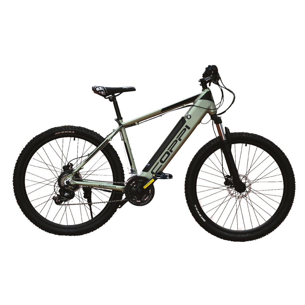 Bicicletta elettrica ‘emzl’ coppi 27,5 – verde/grigio Masciaghi